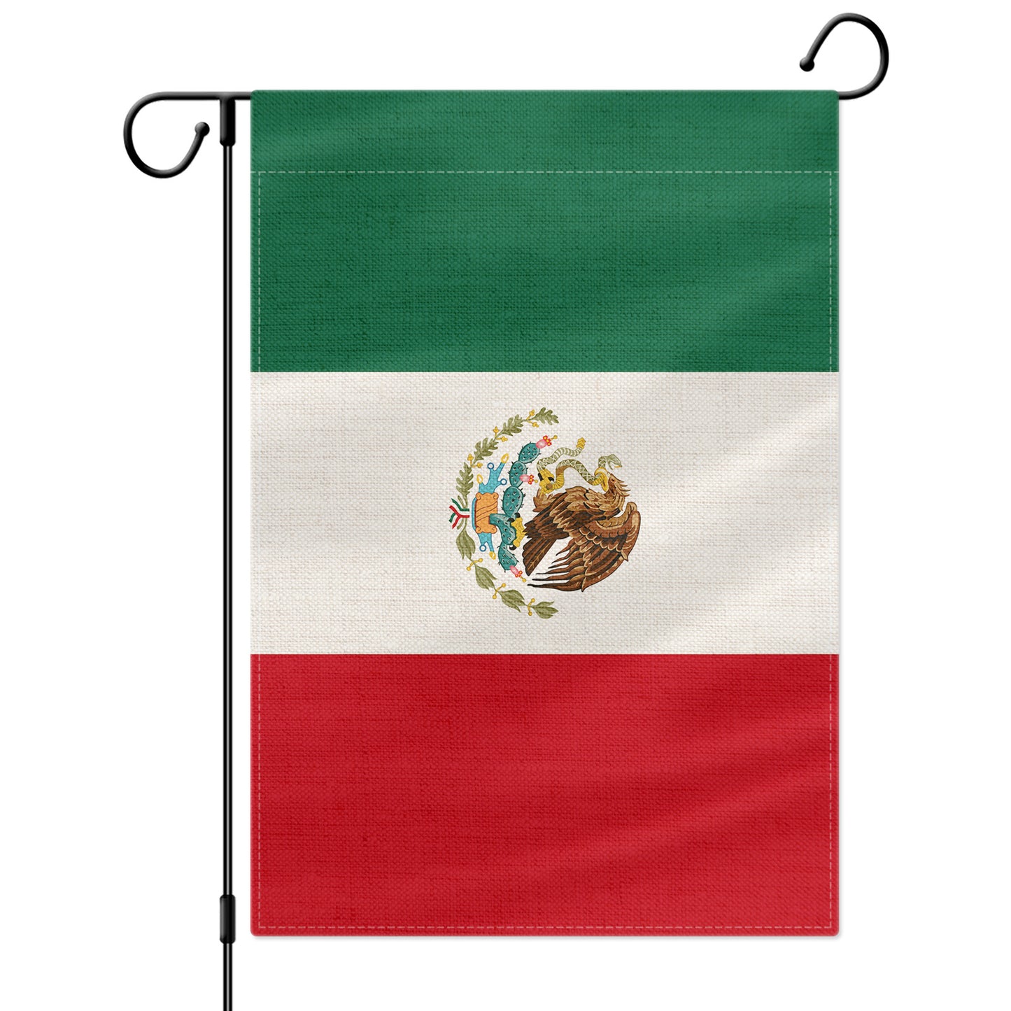 PTEROSAUR Mexico Garden Flag, Mexican National 12.5x18 inch Flag