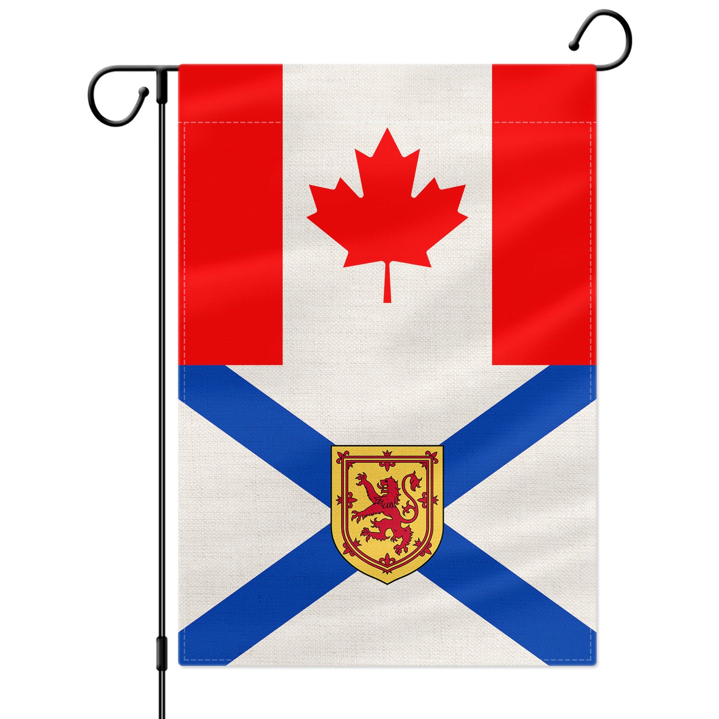 PTEROSAUR Canada and Nova Scotia Garden Flag, 12.5x18 inch
