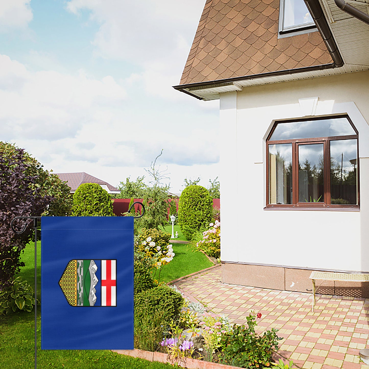 PTEROSAUR Alberta Garden Flag, 12x18 Inch