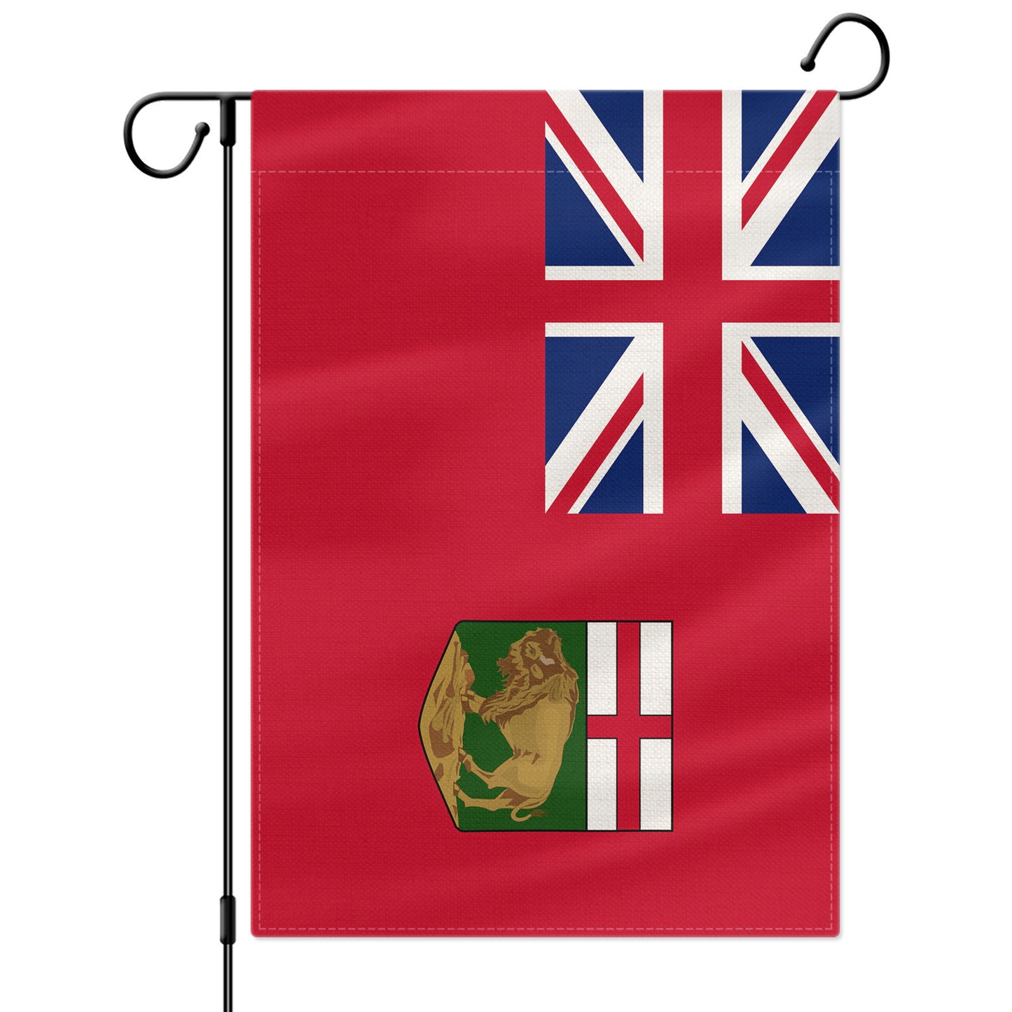 PTEROSAUR Canada Manitoba Province Garden Flag, 12x18 inch