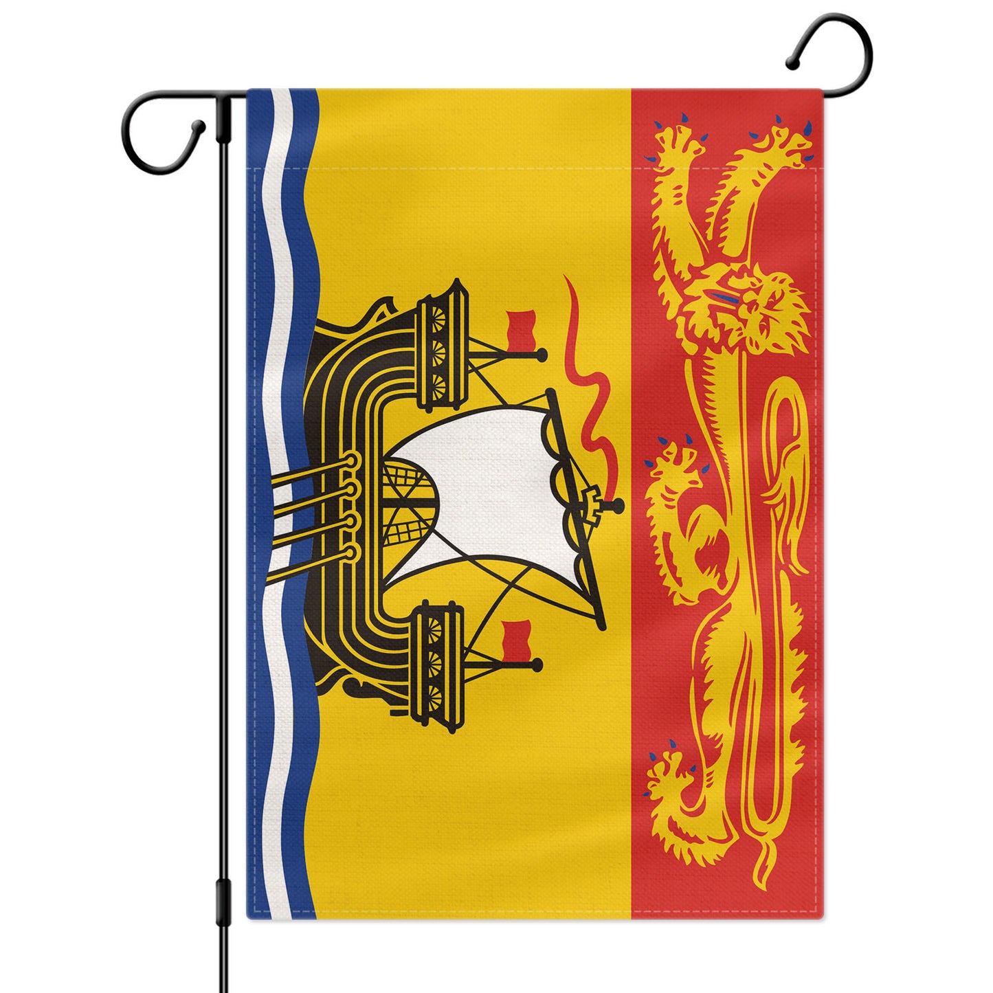 PTEROSAUR Canada New Brunswick Province Garden Flag, 12x18 inch