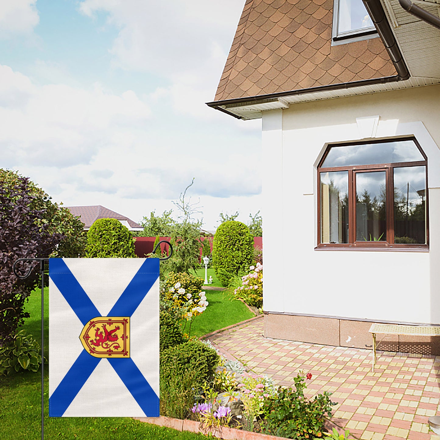 PTEROSAUR Canada Nova Scotia Province Garden Flag, 12x18 inch