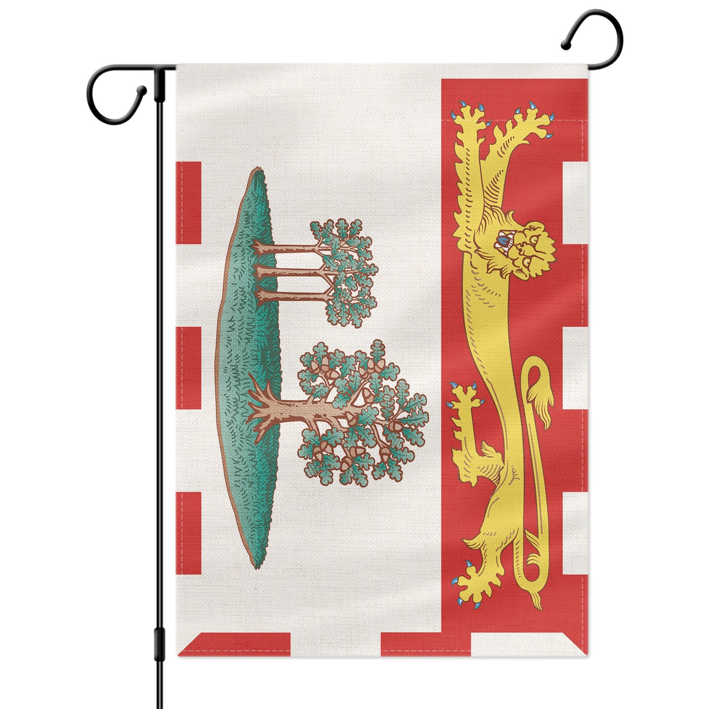 PTEROSAUR Canada Prince Edward Island Province Garden Flag, 12.5x18 inch