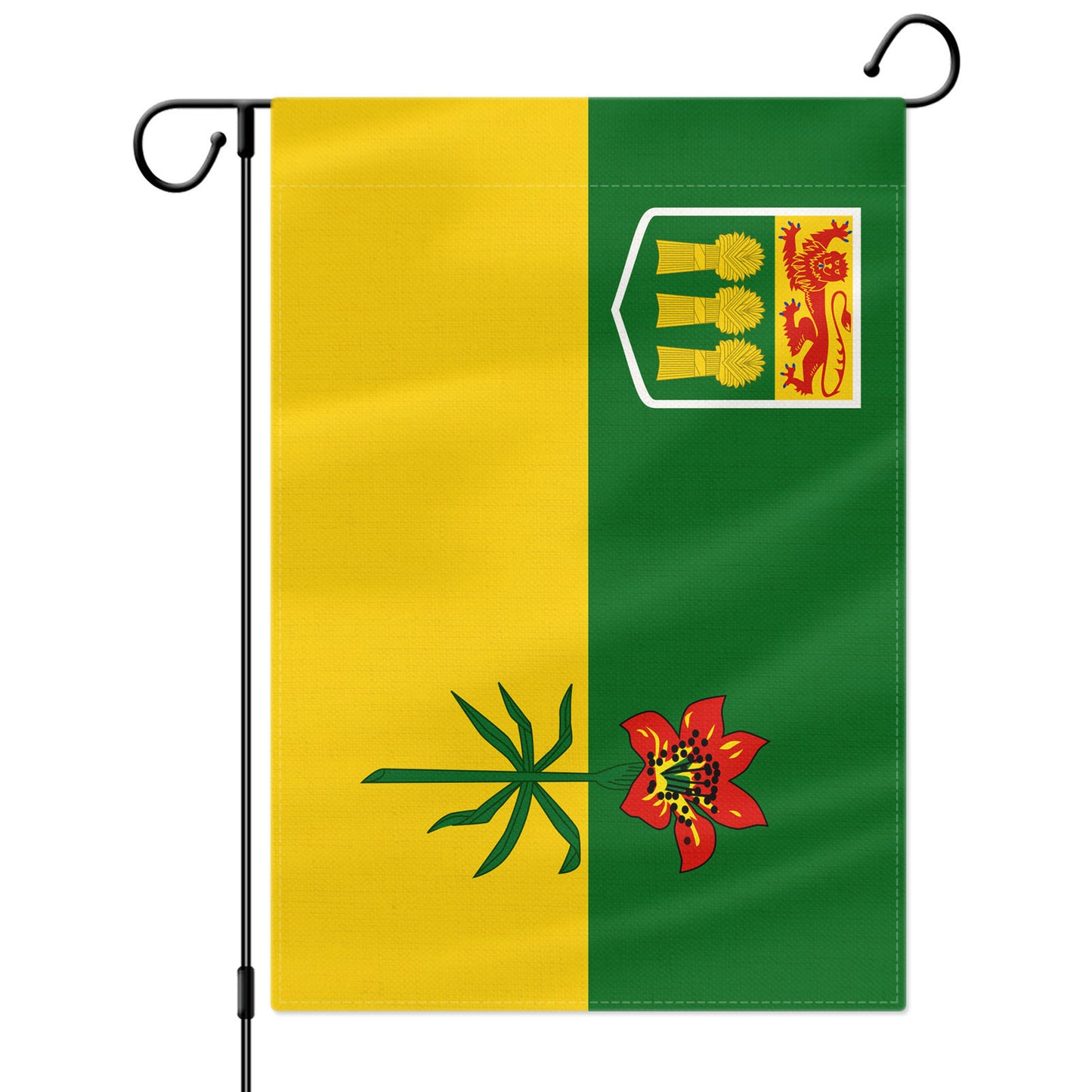 PTEROSAUR Canada Saskatchewan Province Garden Flag, 12x18 inch