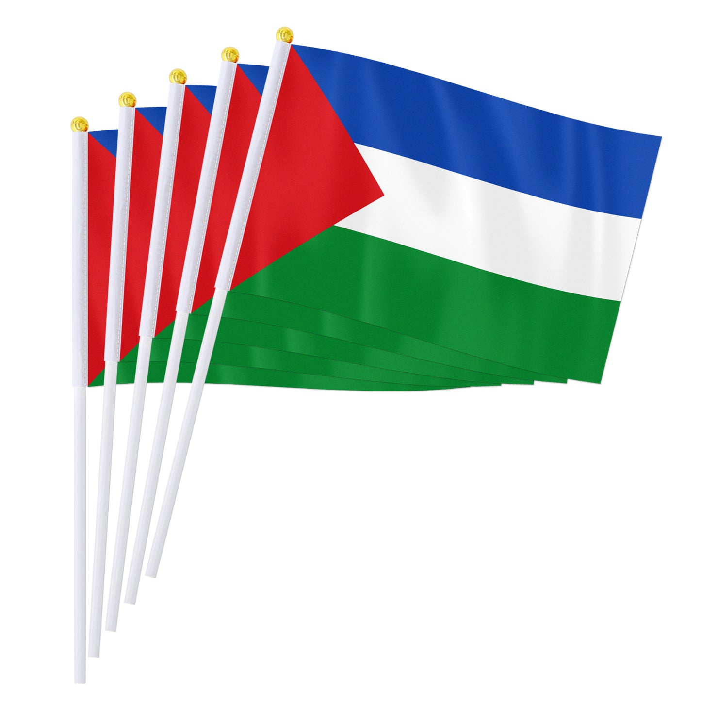 PTEROSAUR-5.5x8.2 Inch Costa Rica Province Hand Flag, Alajuela Cartago Guanacaste Heredia Limón Puntarenas San José Handheld Flags