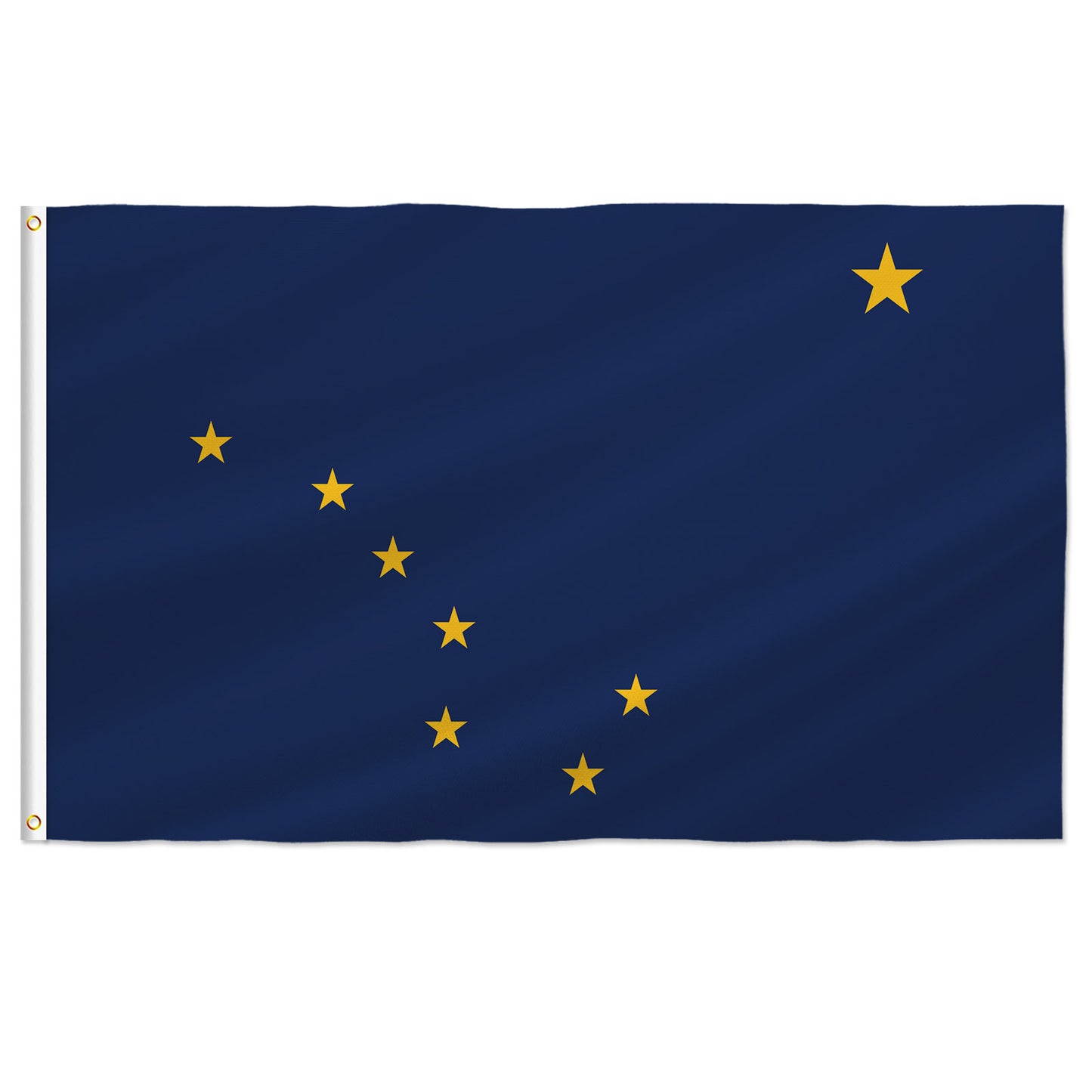 PTEROSAUR Alaska State Flag, US American Alaskan Alaska Flag with Brass Grommets, Outdoor and Indoor Decoration Banner