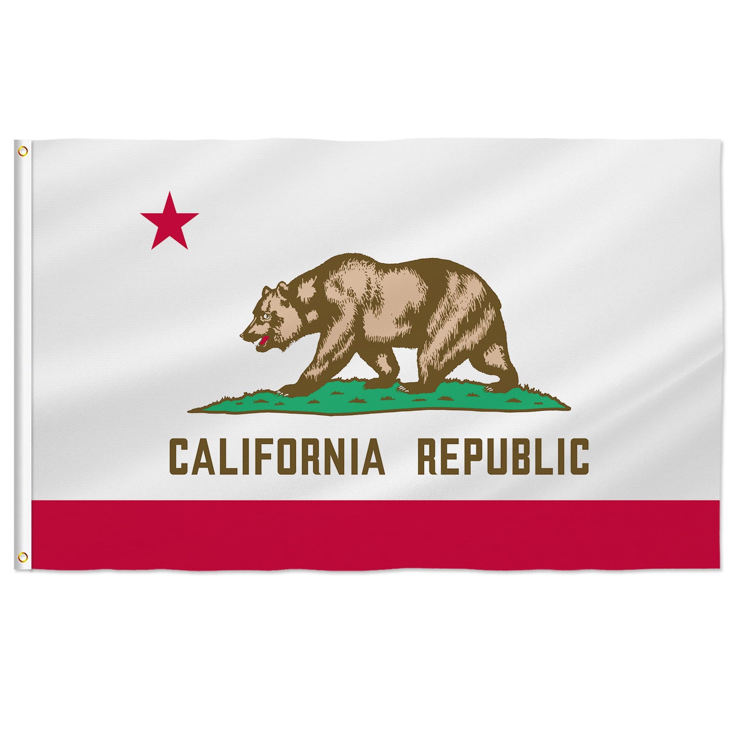 PTEROSAUR California State Flag, California Flag with Brass Grommets, Outdoor and Indoor Decoration Banner