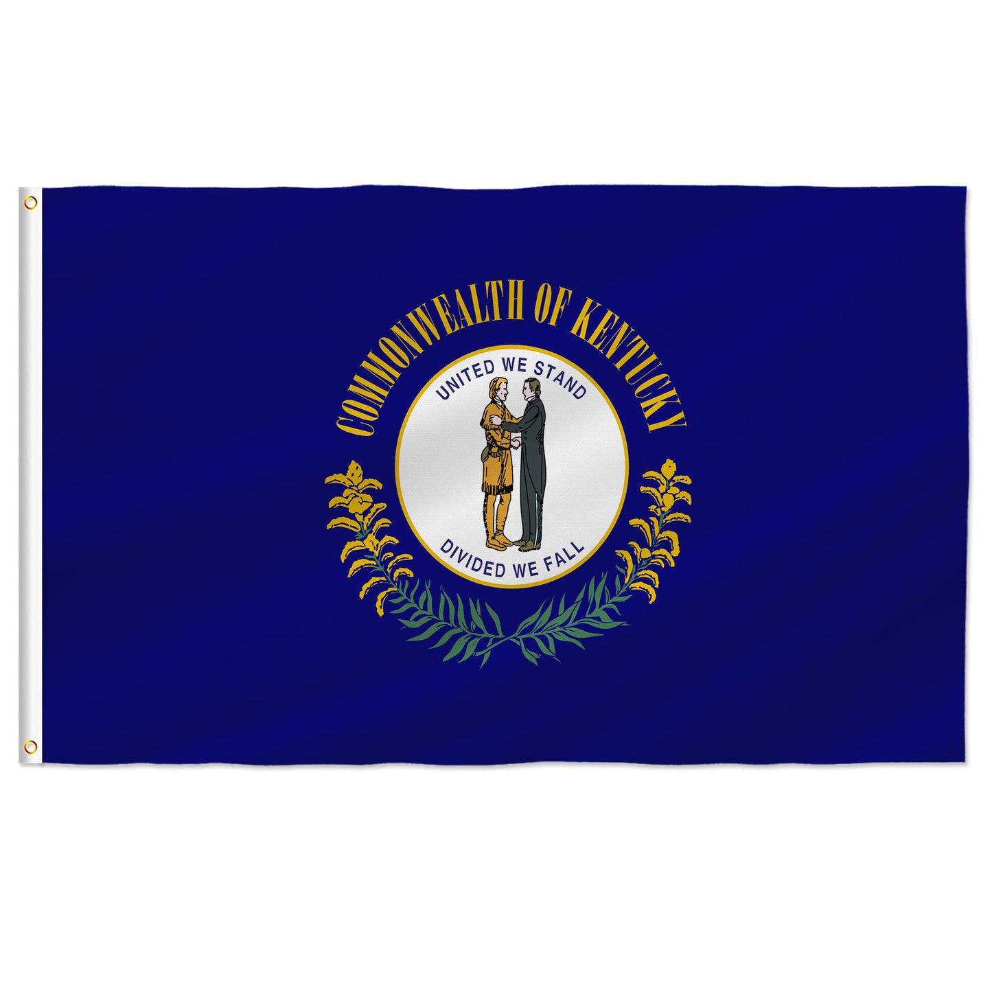 PTEROSAUR USA Kentucky Flag, US American KY Kentuckian State Flag with Brass Grommets for Outdoor and Indoor Decoration Banner