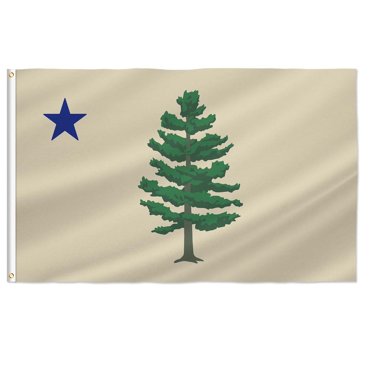 PTEROSAUR New Maine State Flag, 3x5 Ft 2024 Maine Flags, Polyester Flag with Brass Grommets Outdoor Indoor Decoration Banner
