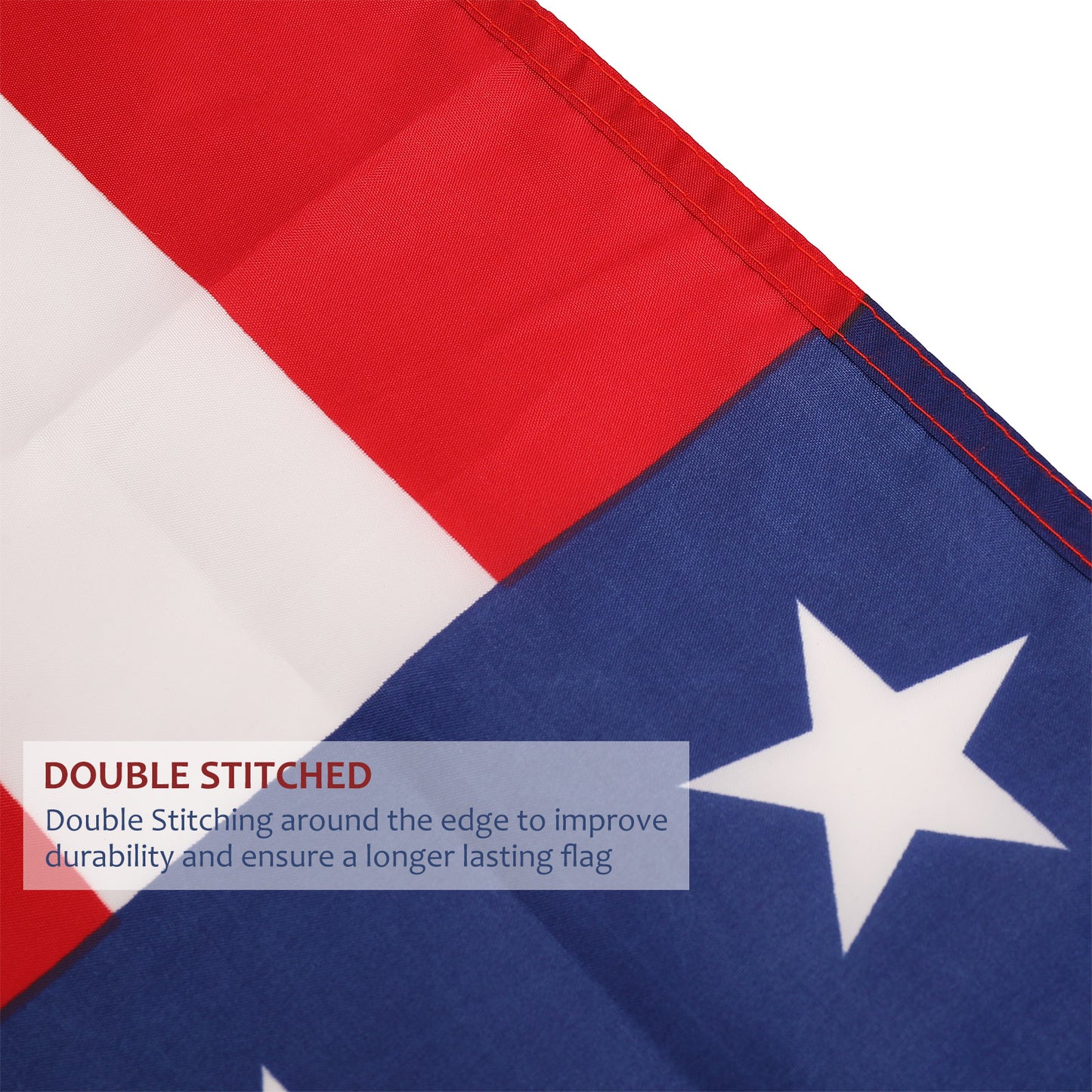 PTEROSAUR US American Flag, USA National Flag with Brass Grommets for Room Boat Indoor Outdoor Decor Banner