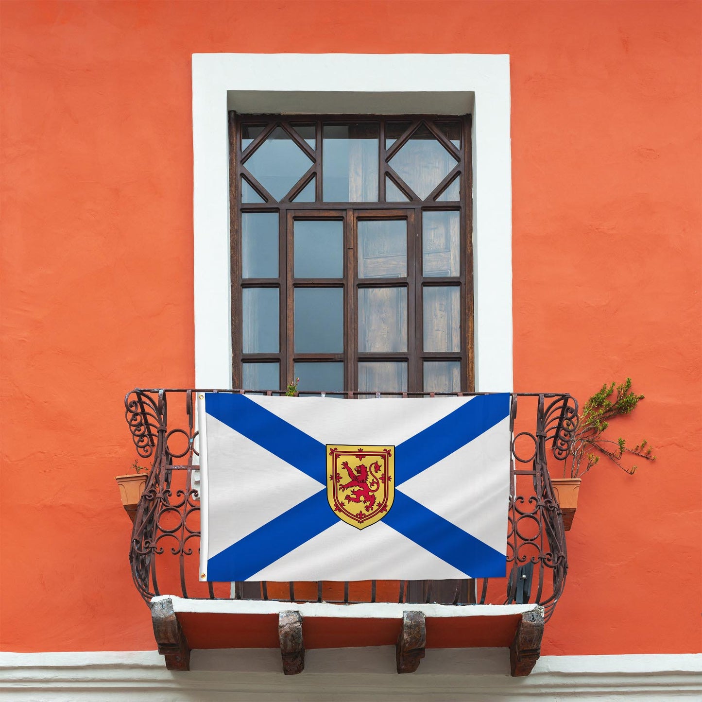PTEROSAUR Canada Nova Scotia Province Flag, CA Canadian Nova Scotia Flag for Indoor Outdoor Decoration Banner