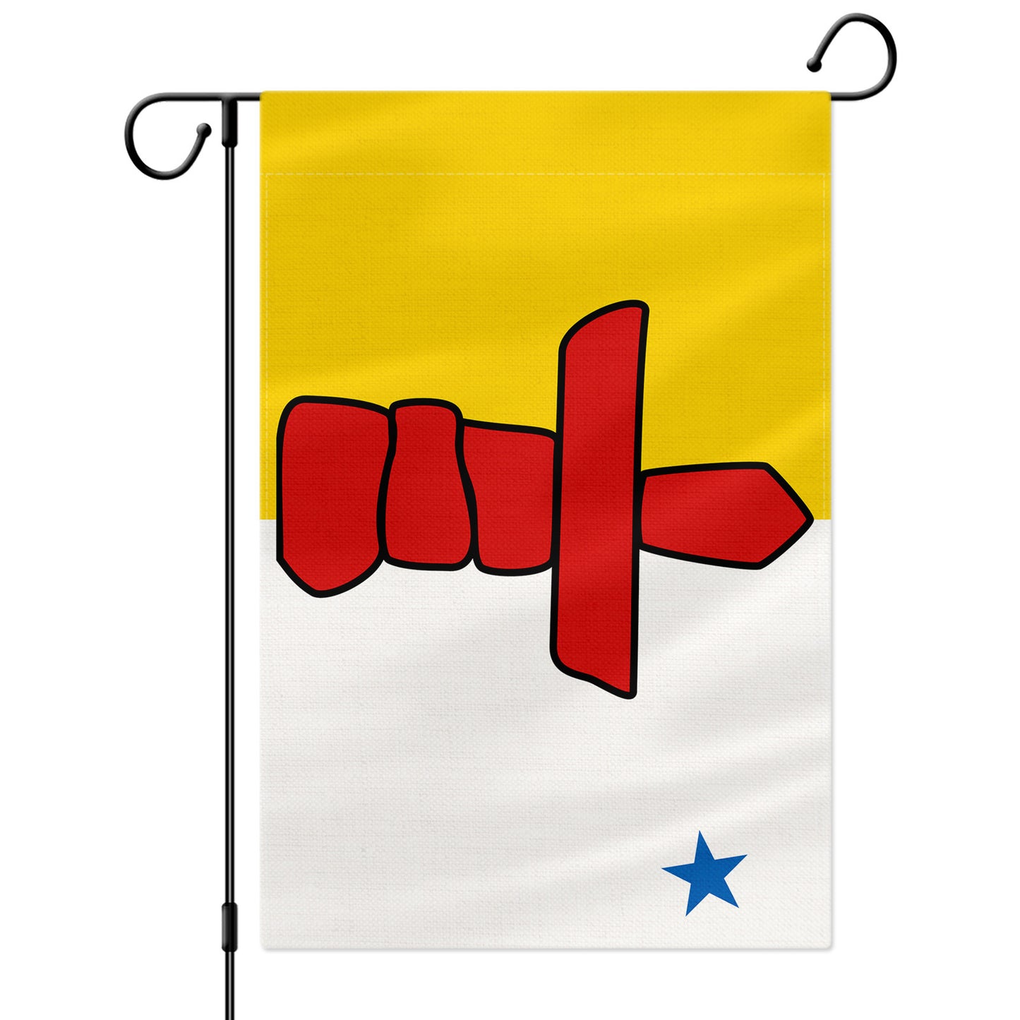 PTEROSAUR Canada Nunavut Territory Garden Flag, 12x18 inch