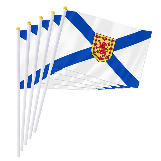 PTEROSAUR 14x21cm Canada Nova Scotia Province Hand Flag