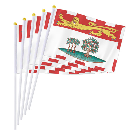 PTEROSAUR 14x21cm Canada Prince Edward Island Province Hand Flag