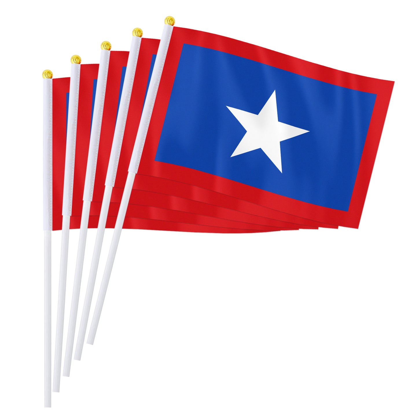 PTEROSAUR-5.5x8.2 Inch Costa Rica Province Hand Flag, Alajuela Cartago Guanacaste Heredia Limón Puntarenas San José Handheld Flags