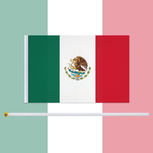 PTEROSAUR  5.5x8.2 Inch Mexico Hand Flag