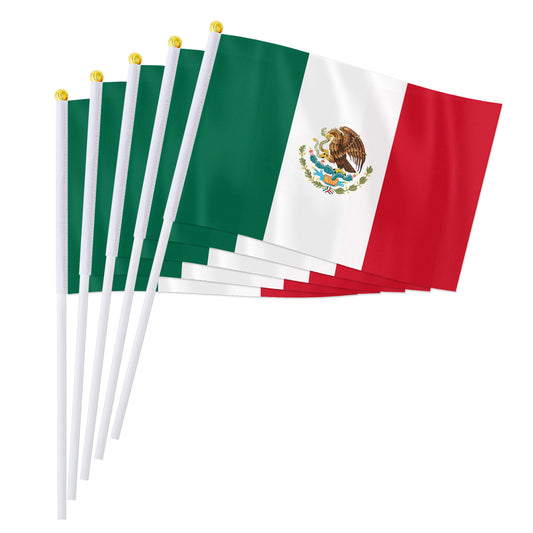 PTEROSAUR  5.5x8.2 Inch Mexico Hand Flag