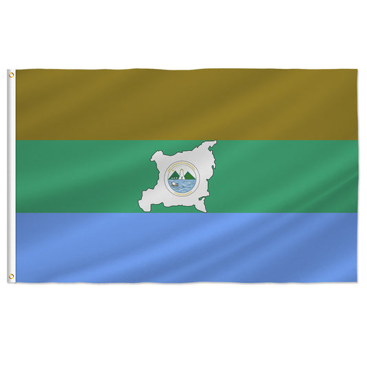 Nicaragua North Caribbean Coast  Flag, Nicaraguan Autonomous Region Flags, Brass Grommets Indoor Outdoor Decoration Banner