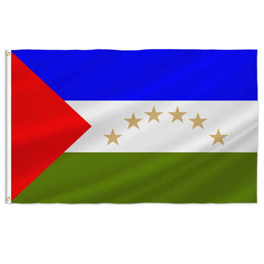 Nicaragua South Caribbean Coast Flag, Nicaraguan Autonomous Region Flags, Brass Grommets Indoor Outdoor Decoration Banner
