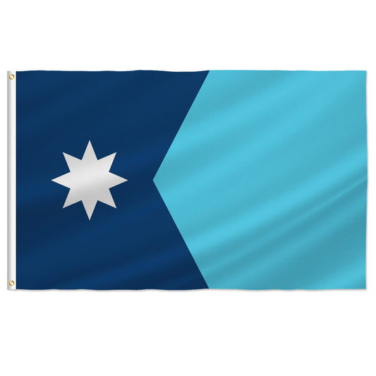 PTEROSAUR-US New Minnesota State Flag, USA American MN Minnesotan Flag, Banner with Brass Grommets for Outdoor Indoor Decoration