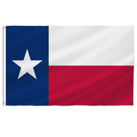PTEROSAUR USA Texas Flag, US American TX Texan Texas State Flag with Brass Grommets for Outdoor and Indoor Decoration Banner
