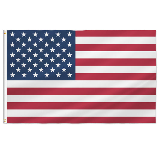 PTEROSAUR US American Flag, USA National Flag with Brass Grommets for Room Boat Indoor Outdoor Decor Banner
